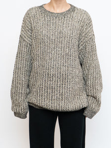 Vintage x Made in Canada x TOSANI Beige & Black Knit (XL)