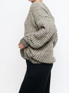Vintage x Made in Canada x TOSANI Beige & Black Knit (XL)