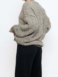 Vintage x Made in Canada x TOSANI Beige & Black Knit (XL)