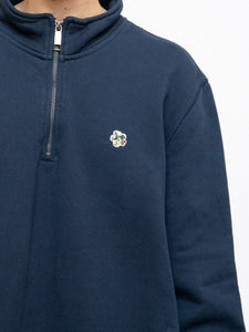 TED BAKER x Navy Quarterzip Sweater (XS-XL)