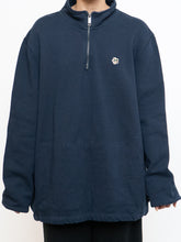 Load image into Gallery viewer, TED BAKER x Navy Quarterzip Sweater (XS-XL)