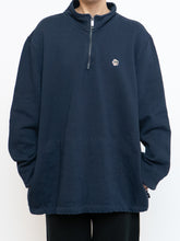 Load image into Gallery viewer, TED BAKER x Navy Quarterzip Sweater (XS-XL)
