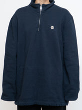 Load image into Gallery viewer, TED BAKER x Navy Quarterzip Sweater (XS-XL)