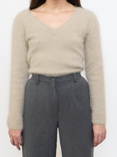 Load image into Gallery viewer, Vintage x BANANA REPUBLIC Beige Angora, Wool Sweater (XS, S)
