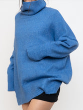 Load image into Gallery viewer, WILLIAM RAST X Blue Speckled Knit Turtleneck (XS-2XL)