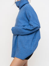 Load image into Gallery viewer, WILLIAM RAST X Blue Speckled Knit Turtleneck (XS-2XL)