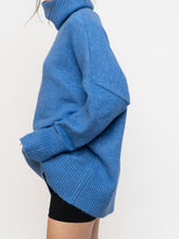 Load image into Gallery viewer, WILLIAM RAST X Blue Speckled Knit Turtleneck (XS-2XL)