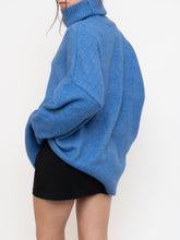 Load image into Gallery viewer, WILLIAM RAST X Blue Speckled Knit Turtleneck (XS-2XL)