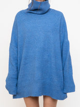 Load image into Gallery viewer, WILLIAM RAST X Blue Speckled Knit Turtleneck (XS-2XL)