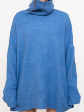 Load image into Gallery viewer, WILLIAM RAST X Blue Speckled Knit Turtleneck (XS-2XL)
