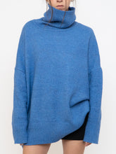 Load image into Gallery viewer, WILLIAM RAST X Blue Speckled Knit Turtleneck (XS-2XL)