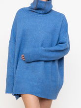 Load image into Gallery viewer, WILLIAM RAST X Blue Speckled Knit Turtleneck (XS-2XL)
