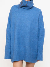 Load image into Gallery viewer, WILLIAM RAST X Blue Speckled Knit Turtleneck (XS-2XL)