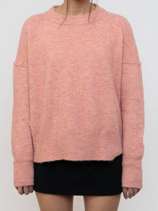 ALL SAINTS x Pink Italian Yarn Sweater (XS-M)