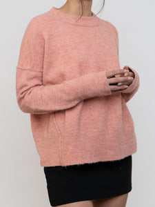 ALL SAINTS x Pink Italian Yarn Sweater (XS-M)