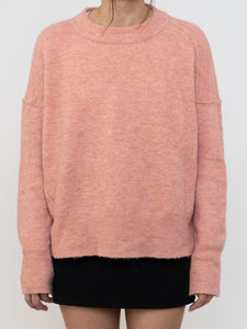 ALL SAINTS x Pink Italian Yarn Sweater (XS-M)