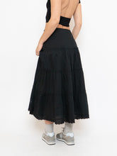 Load image into Gallery viewer, Vintage x Black, Silver Sequin Tiered Skirt (M-XL)