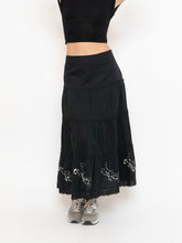 Load image into Gallery viewer, Vintage x Black, Silver Sequin Tiered Skirt (M-XL)