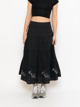 Load image into Gallery viewer, Vintage x Black, Silver Sequin Tiered Skirt (M-XL)