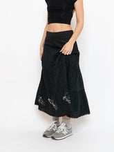 Load image into Gallery viewer, Vintage x Black, Silver Sequin Tiered Skirt (M-XL)