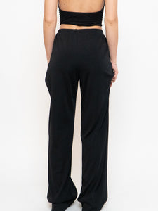 Vintage x Made in Canada x  Black Stretch Lounge Pants (M, L)
