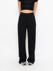 Vintage x Made in Canada x  Black Stretch Lounge Pants (M, L)