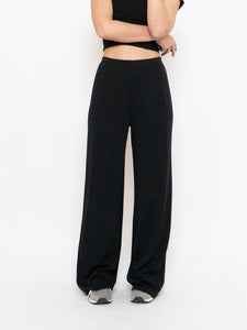 Vintage x Made in Canada x  Black Stretch Lounge Pants (M, L)