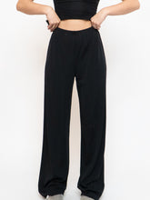 Load image into Gallery viewer, Vintage x Made in Canada x  Black Stretch Lounge Pants (M, L)