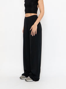 Vintage x Made in Canada x  Black Stretch Lounge Pants (M, L)