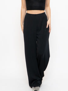 Vintage x Made in Canada x  Black Stretch Lounge Pants (M, L)
