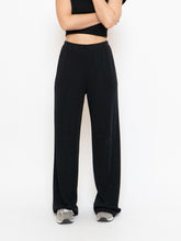 Load image into Gallery viewer, Vintage x Made in Canada x  Black Stretch Lounge Pants (M, L)