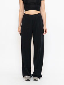 Vintage x Made in Canada x  Black Stretch Lounge Pants (M, L)