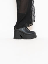 Load image into Gallery viewer, WINDSORSMITH x Black Leather Platform Boot (9)