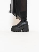Load image into Gallery viewer, WINDSORSMITH x Black Leather Platform Boot (9)