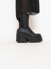Load image into Gallery viewer, WINDSORSMITH x Black Leather Platform Boot (9)