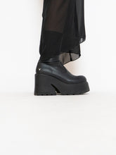 Load image into Gallery viewer, WINDSORSMITH x Black Leather Platform Boot (9)