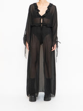 Load image into Gallery viewer, Modern x Sheer String Tie Frilly Blouse (XS-M)