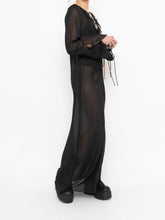 Load image into Gallery viewer, Modern x Sheer String Tie Frilly Blouse (XS-M)