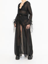 Load image into Gallery viewer, Modern x Sheer String Tie Frilly Blouse (XS-M)