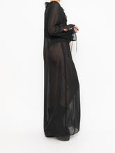 Load image into Gallery viewer, Modern x Sheer String Tie Frilly Blouse (XS-M)