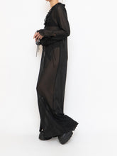 Load image into Gallery viewer, Modern x Sheer String Tie Frilly Blouse (XS-M)