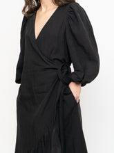 Load image into Gallery viewer, KOBI HALPERIN x Poofy Sleeve Wrap Babydoll Dress (S, M)