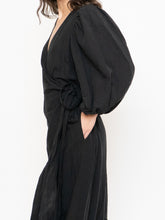 Load image into Gallery viewer, KOBI HALPERIN x Poofy Sleeve Wrap Babydoll Dress (S, M)