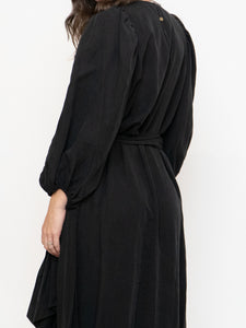 KOBI HALPERIN x Poofy Sleeve Wrap Babydoll Dress (S, M)