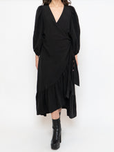 Load image into Gallery viewer, KOBI HALPERIN x Poofy Sleeve Wrap Babydoll Dress (S, M)