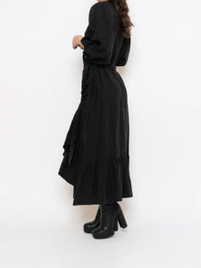 KOBI HALPERIN x Poofy Sleeve Wrap Babydoll Dress (S, M)