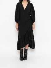 Load image into Gallery viewer, KOBI HALPERIN x Poofy Sleeve Wrap Babydoll Dress (S, M)