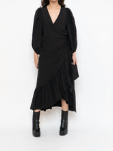 Load image into Gallery viewer, KOBI HALPERIN x Poofy Sleeve Wrap Babydoll Dress (S, M)
