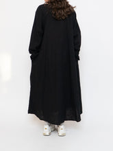 Load image into Gallery viewer, Modern x Linen-feel Bohemian Black Dress (XS-XL)