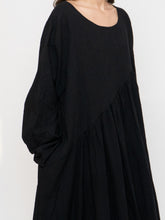 Load image into Gallery viewer, Modern x Linen-feel Bohemian Black Dress (XS-XL)